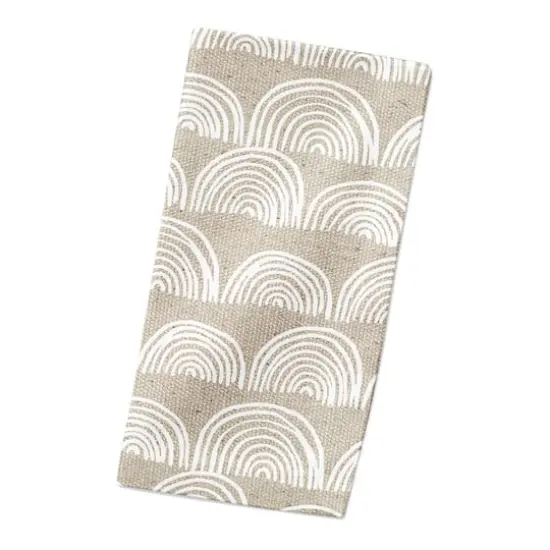 Half Moon Pattern 10" x 10"Cotton Twill Napkin {3}