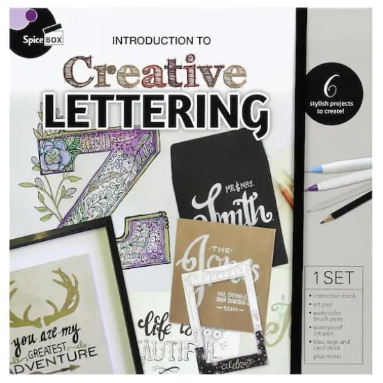 SpiceBox Introduction to Creative Lettering Kit {7}