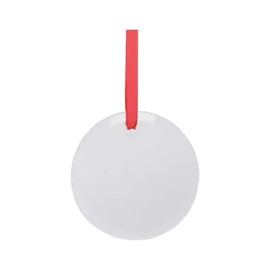 Craft Express 25ct. 3" Clear Glass Sublimation Ornaments {1}