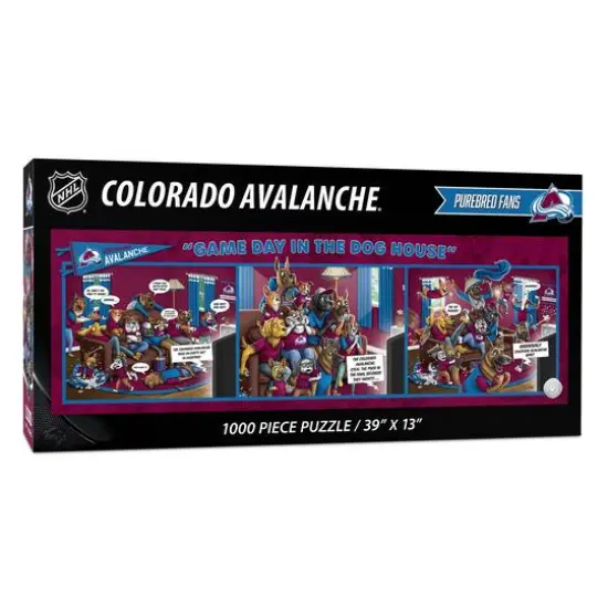 NHL Game Day in the Dog House 1,000 Piece Puzzle Pittsburgh Penguins {2}