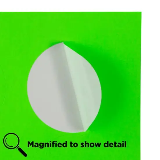 JAM Paper Circle Label Stickers Neon Green {6}