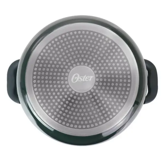 Oster Corbett 5.4qt. Nonstick Aluminum Dutch Oven Gray {9}