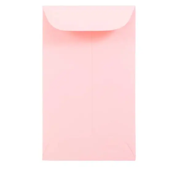 JAM Paper 2.5" x 4.25" Baby Pink Pastel Coin Business Envelopes, 50ct. {1}