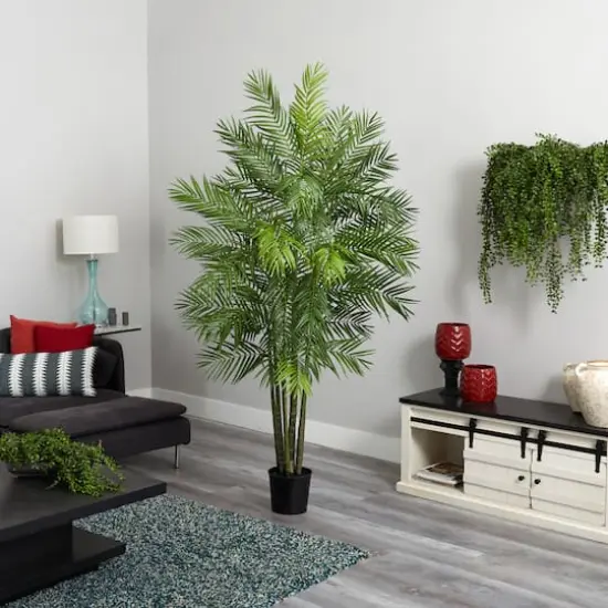 6ft. Potted Areca Palm Silk Tree {5}