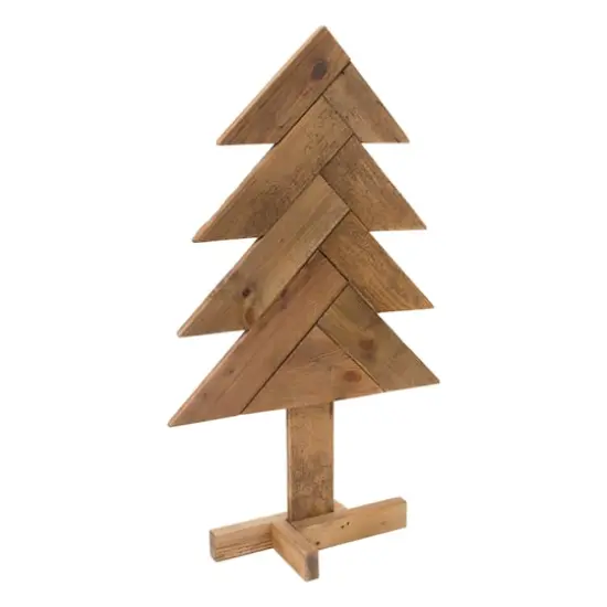 Rustic Wood Pine Tree Set {5}