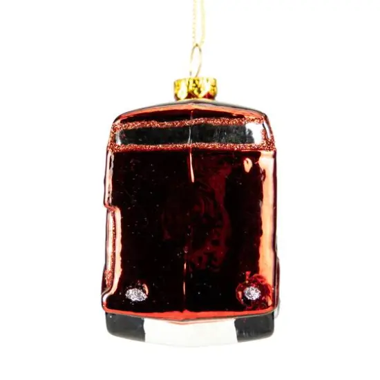 4.5" Red Double Decker London Tour Bus Christmas Ornament {13}