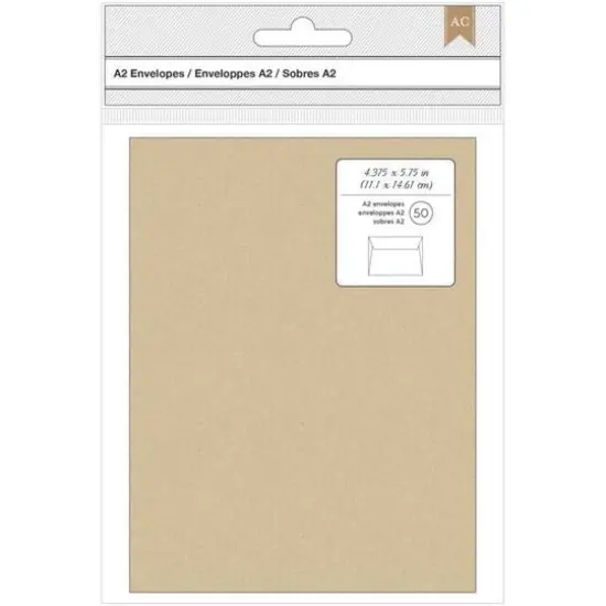 American Crafts&trade; A2 Kraft Envelopes, 50ct. {3}