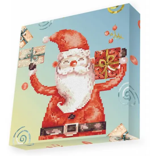 Diamond Dotz&reg; Santa Cheer Diamond Box Painting Kit {1}