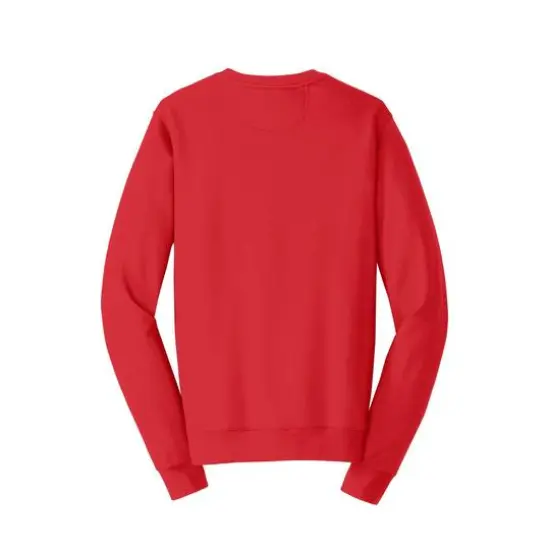 Port & Company® Fan Favorite™ Fleece Crewneck Sweatshirt Bright Red {5}