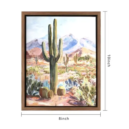 10" Cactus Canvas Wall Art by Ashland&reg; {6}
