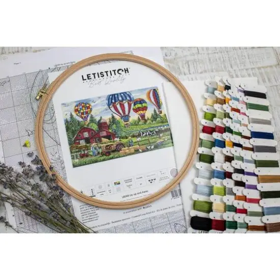 Letistitch Up Up and Away Counted Cross Stitch Kit {9}