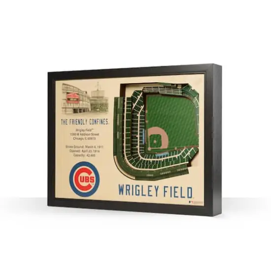 MLB 25-Layer StadiumView Wall Art Chicago Cubs {1}