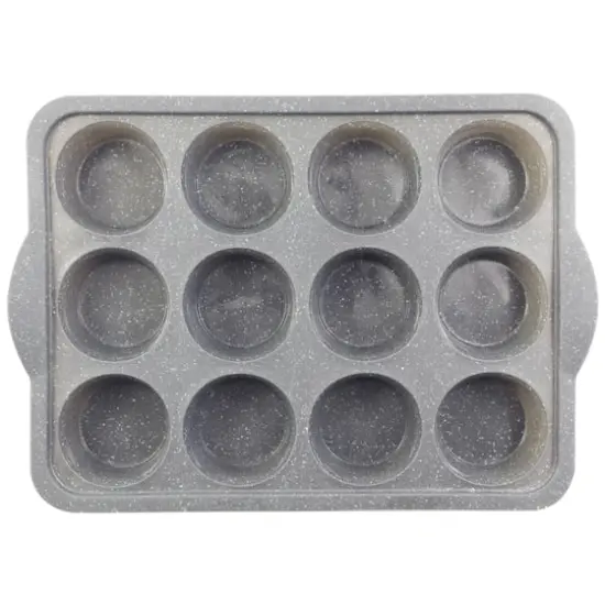 12-Cavity Metal-Reinforced Silicone Muffin Pan by Celebrate It&reg; {1}