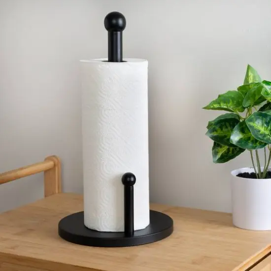 Honey Can Do Black Paper Towel Holder {3}