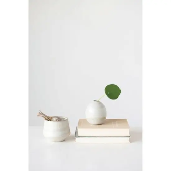 4'' Reactive Glaze Stoneware Planter {6}