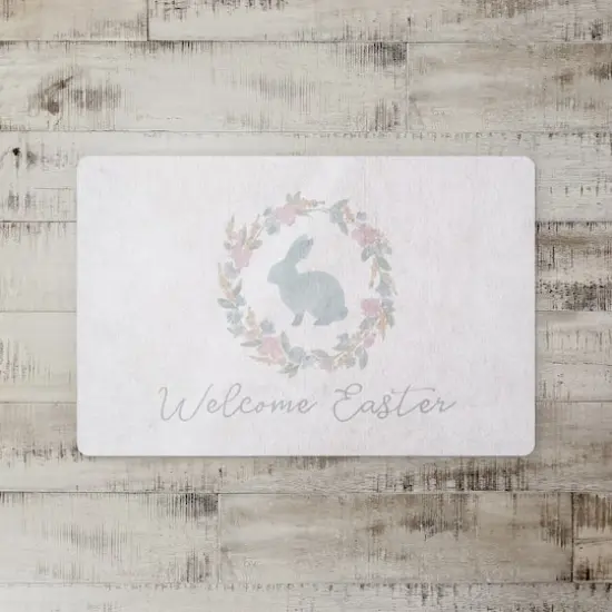 Easter Wreath KAM 27" x 18" Floor Mat {3}