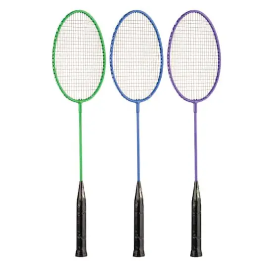 Champion Sports Tempered Steel Badminton Racket Set {4}