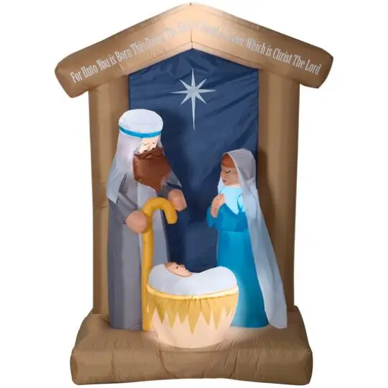 6.5ft. Airblown&reg; Inflatable Christmas Nativity Scene {1}