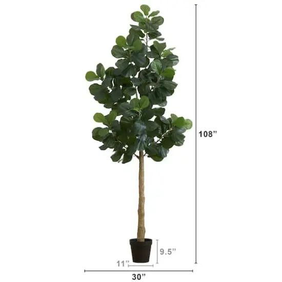 9ft. Artificial Fiddle Leaf Fig Tree {3}