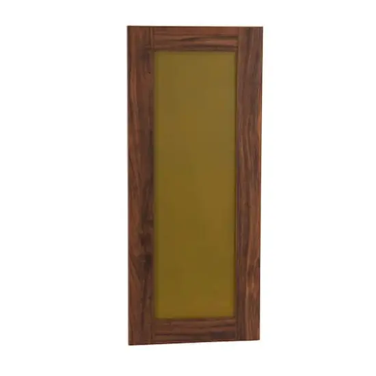 Household Essentials 29.5" x 12.5" Rectangular Wall Mirror Rustic Hickory {5}