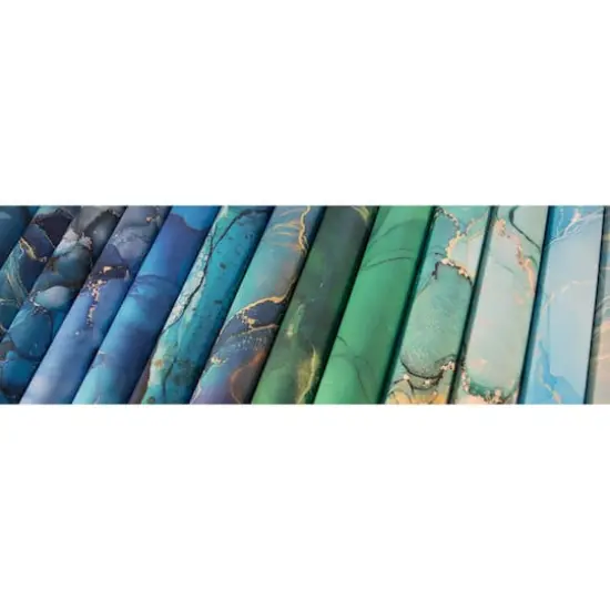 Craft Consortium Ink Drops - Ocean Double-Sided Paper Pad, 12" x 12" {4}