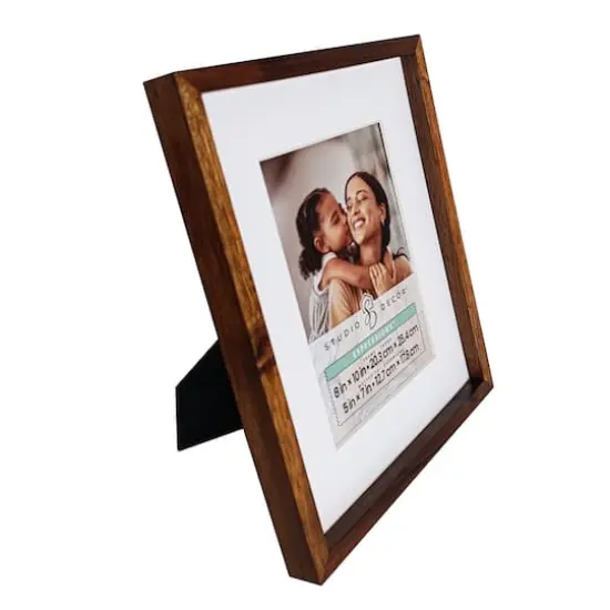 Expressions&trade; Walnut Thin Frame with Mat by Studio D&eacute;cor&reg; {3}