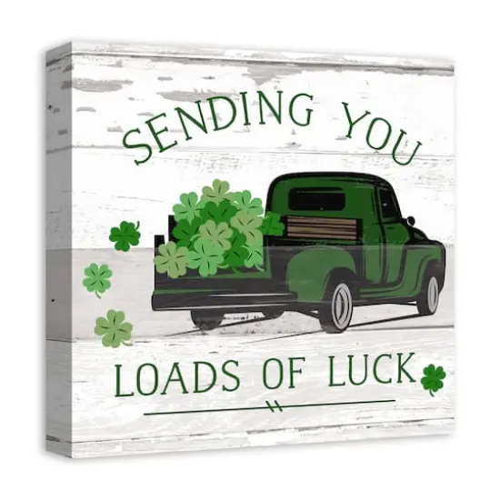 Loads of Luck Truck 16" x 16" Canvas Wall Art {3}