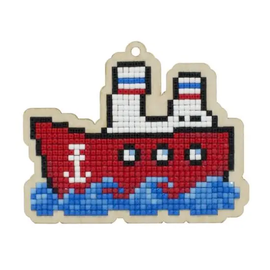 Wizardi Diamond Painting Kit Steamboat {1}