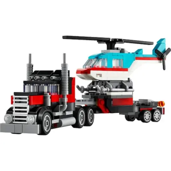 LEGO&reg; Creator Flatbed Truck with Helicopter Toy 31146 {3}