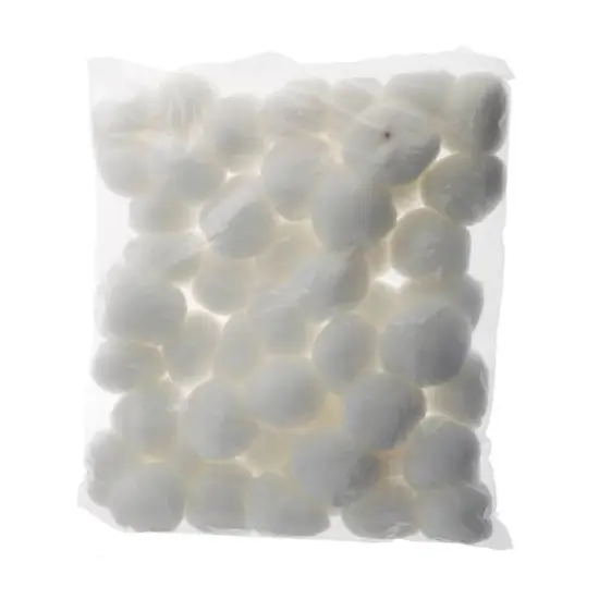 John Bead 2" Pom Poms, 50ct. White {5}