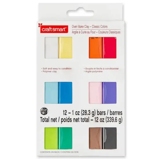 Classic Colors Oven Bake Clay by Craft Smart&reg; {4}