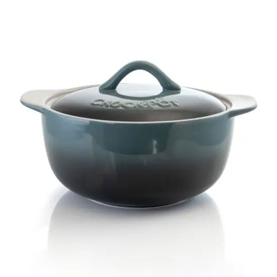 Crock-Pot 2.3qt. Artisan Casserole with Lid in Gradient Gray {1}