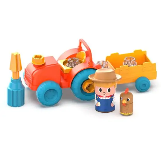 Educational Insights Design & Drill Bolt Buddies Tractor {1}