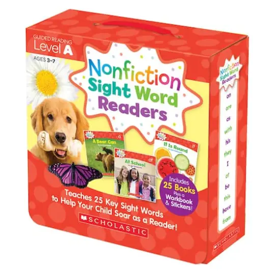 Scholastic Nonfiction Sight Word Readers Set, Guided Reading Level A {1}