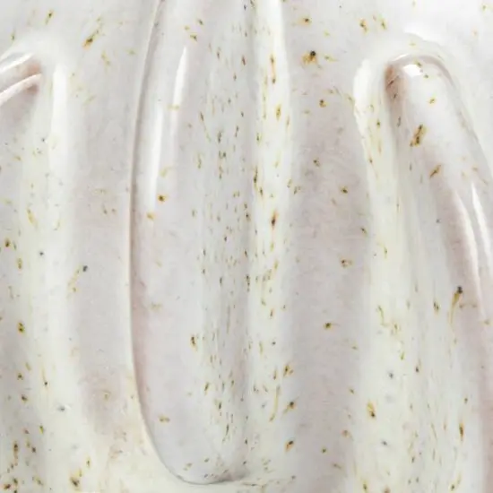 Hello Honey&reg; 4.25" White Reactive Glaze Speckled Stoneware Planter {6}