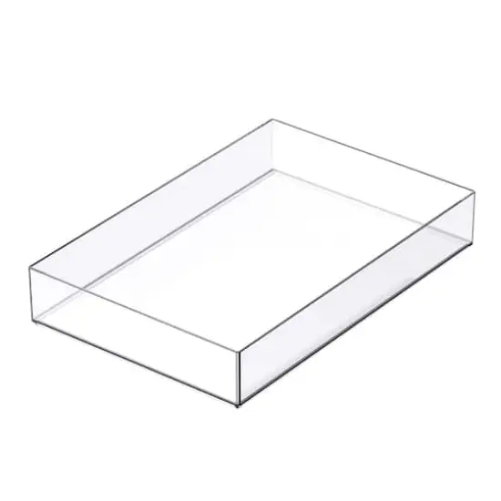 12" x 8" Clear Stacking Storage Tray by Simply Tidy&trade; {1}