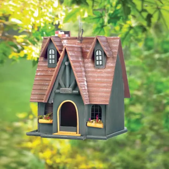 12.5" Magical Storybook Cottage Birdhouse {3}