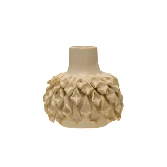 Hello Honey&reg; Bloomingville 5" Ivory Handmade Stoneware Formed Vase {1}