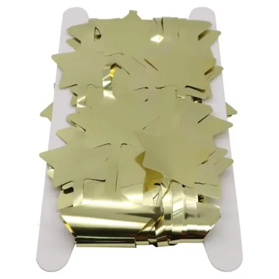 6.25 ft. Gold Star Fringe Curtain by Celebrate It&trade; {4}