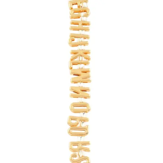 Gold Alphabet Metal Beads by Bead Landing&trade; {1}