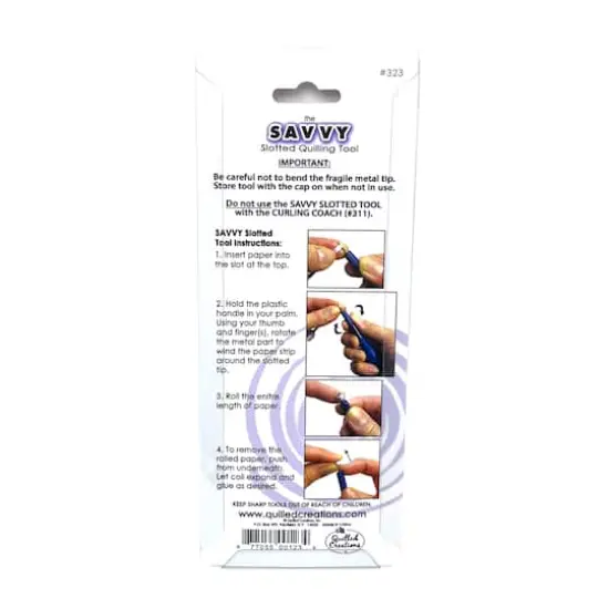 Quilled Creations&trade; Savvy Slotted Quilling Tool {6}