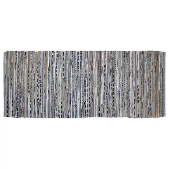 DII&reg; Multi Gray Rag Rug, 2.25ft. x 6ft. {1}