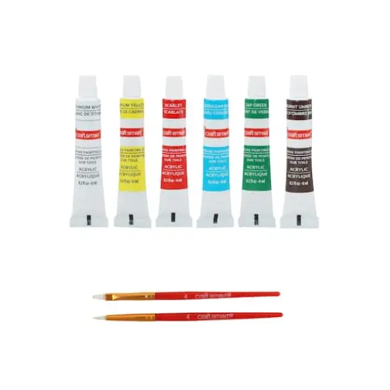 4" x 4" Bows Canvas Painting Kit by Craft Smart&reg; {7}