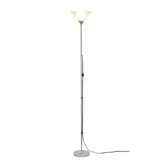 Simple Designs 70" Torchiere Floor Lamp Silver {3}