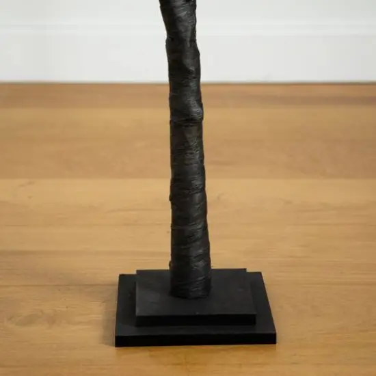 5ft. Orange & Purple LED Pre-Lit Halloween Deluxe Black Twig Artificial Fall Tree {8}