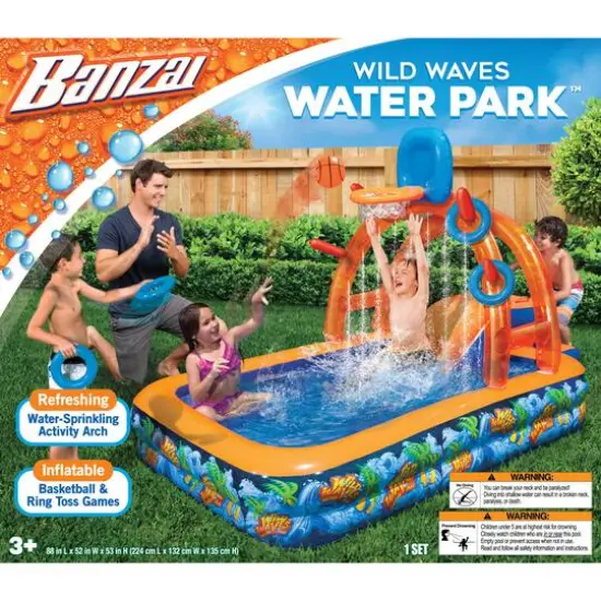 Banzai&reg; Wild Waves Water Park&trade; 88'' Play Center {3}