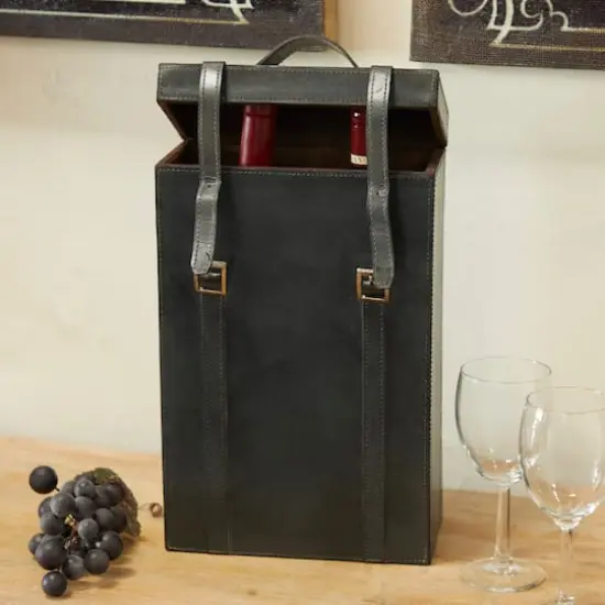 Blue Modern Wine Holder, 9" x 5" x 16" {9}