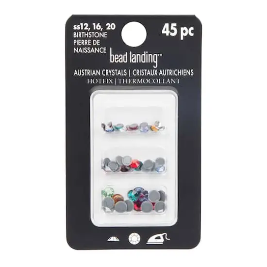 Hotfix Austrian Crystals Mix by Bead Landing&trade;, 45ct. Birthstone {5}