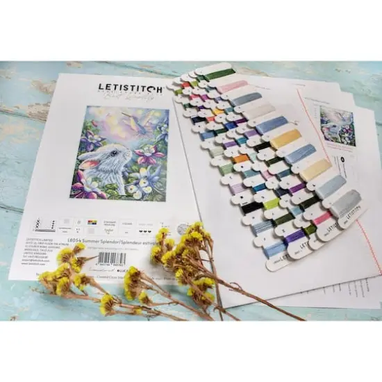 Letistitch Summer Splendor Counted Cross Stitch Kit {4}