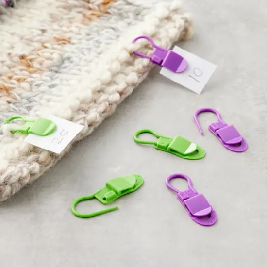 Clover Locking Stitch Markers with Clip {5}